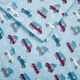 Olliix by True North by Sleep Philosophy Cozy Flannel 100% Cotton Printed Blue Cars King Sheet Set-0