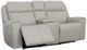 Flexsteel® Barnett Timber Power Reclining Loveseat with Console, Power Headrests and Lumbar-4