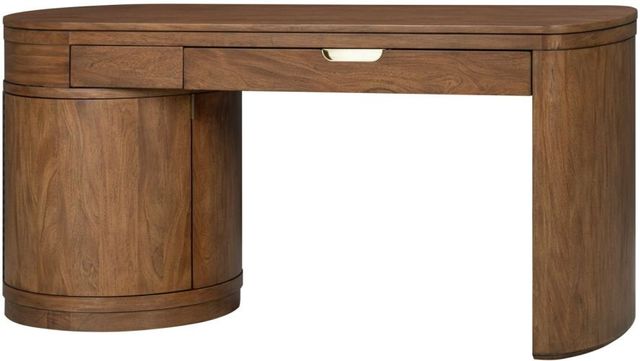 aspenhome® Caden Spiced Caramel 64'' Single Pedestal Desk-0