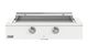Caliber™ Rockwell Social 48" Matte White Built-In Liquid Propane Outdoor Griddle with Polished Chrome Hardware-0