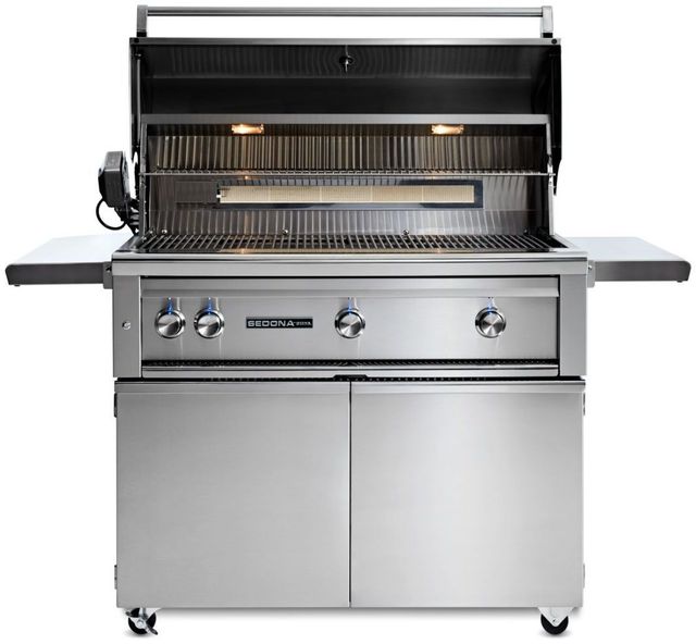 Lynx® Sedona 42" Stainless Steel Freestanding Grill-2