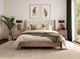 International Furniture Direct Parota Nova Beige/Brown Upholstered Queen Panel Bed-1