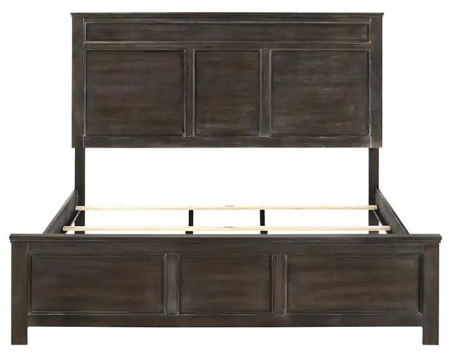 New Classic® Home Furnishings Andover Nutmeg Eastern King Panel Bed-2