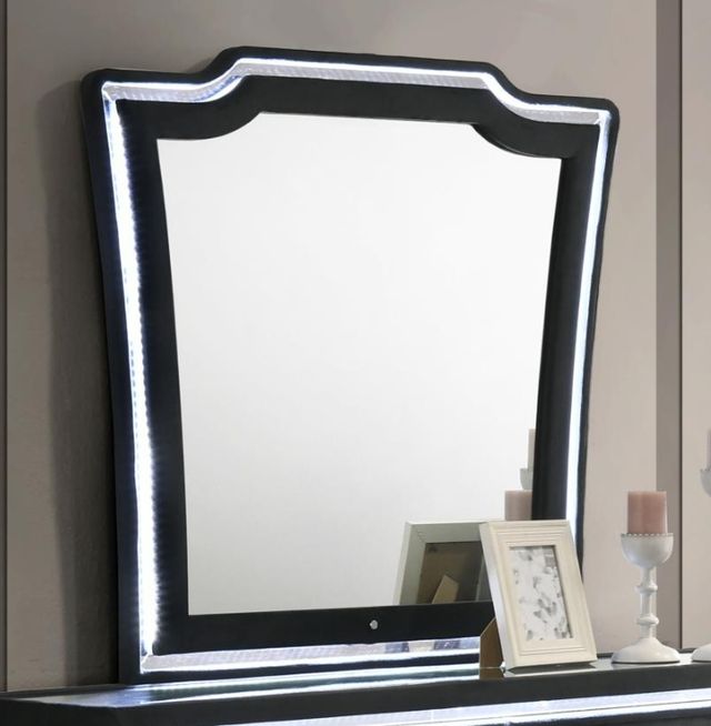 Coaster®  Lorient Black LED Dresser Mirror-1