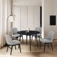 Armen Living Arcadia Black Dining Table-2