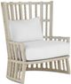 Currey & Company Norene Muslin Fog Gray Wing Chair-0