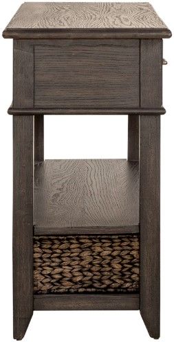 Liberty Furniture Mill Creek Peppercorn Sofa Table-3