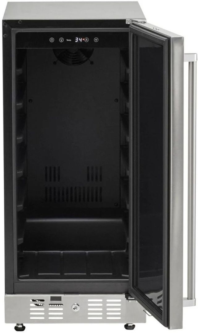 Coyote® 15" 3.0 Cu. Ft. Stainless Steel Outdoor Under Counter Refrigerator-1