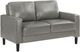 Coaster® Ruth Gray Upholstered Track Arm Loveseat-0