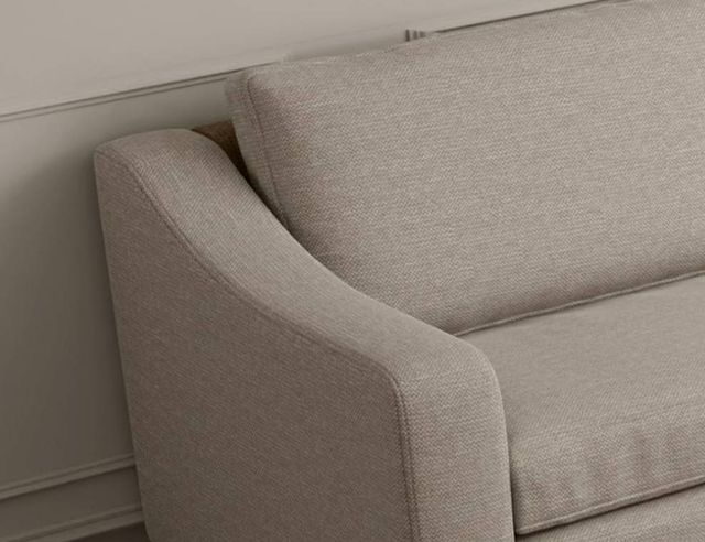 International Furniture Direct Natural Parota Ivory Sofa-4