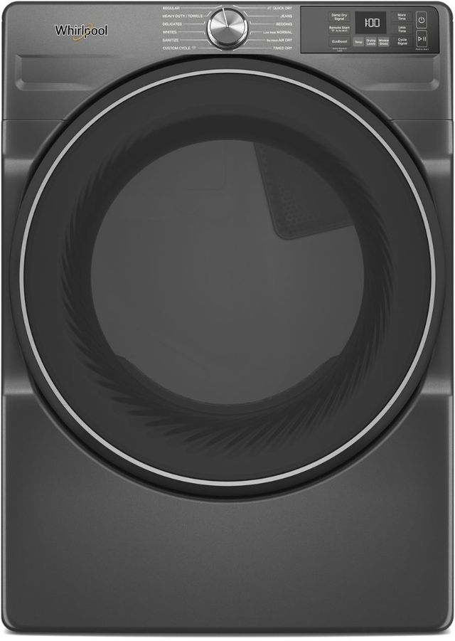 Whirlpool® Volcano Black Front Load Washer & Gas Dryer Laundry Pair-2