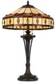 Cal® Lighting & Accessories Tiffany Black Table Lamp-0