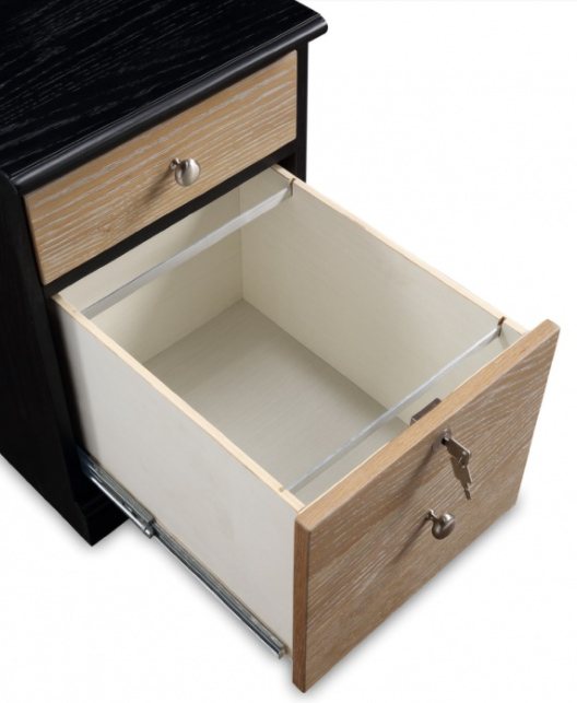 Winners Only® Berkeley Aged Oak/Ebony Mobile File-1