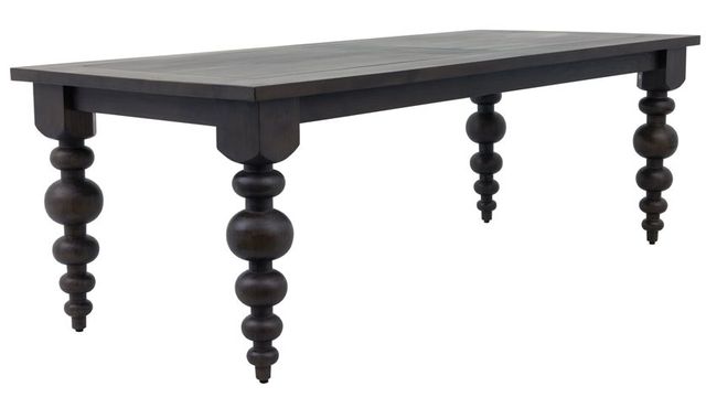 YHD Ansel Dark Brown Dining Table-0