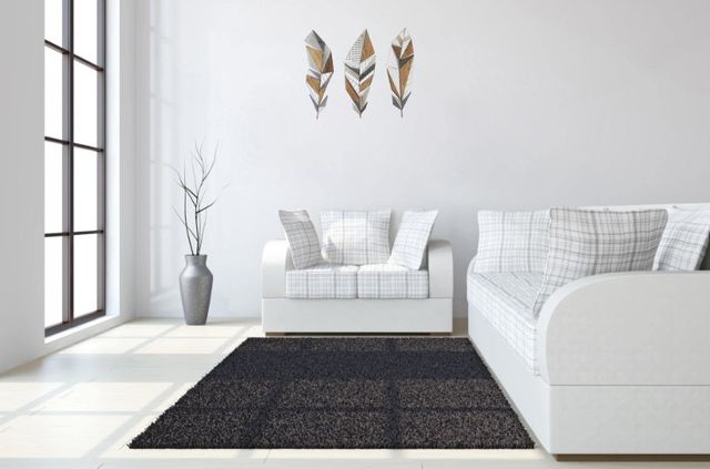 Classy Living 3-Piece Industrial Feathers Wall Decor Set-1