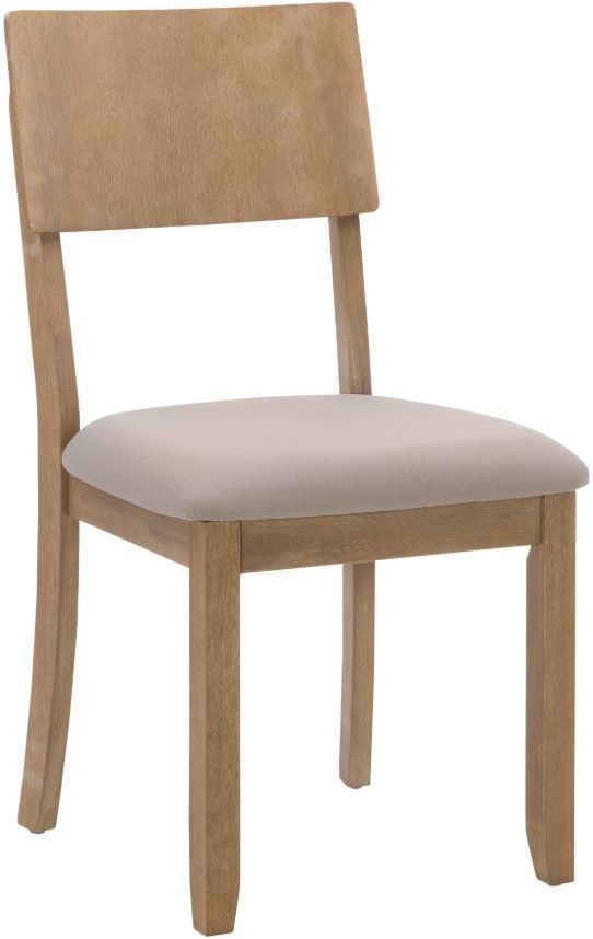 Linon Jordan 2-Piece Gray Wash Dining Chair-2