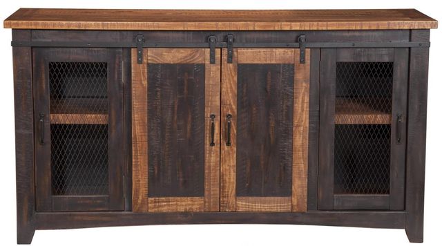 Martin Svensson Rustic Black/Brown Media Console-2