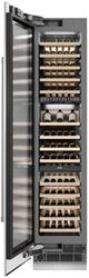 ZLINE 18 in. 9 Cu. Ft. Triple Zone 68 Bottle Left Hinge Column Wine Cooler in Satin Stainless Steel-3