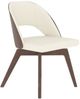 Canadel Downtown 5189 Spice Washed Upholstered Swivel Dining Side Chair-0