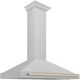 ZLINE 48" Autograph Edition Satin Stainless Steel Wall Mounted Range Hood-1