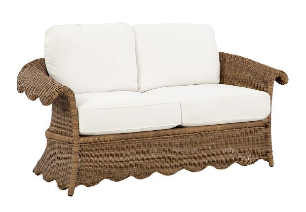 Lane Venture® Cleary Outdoor Hand-Woven Wicker Loveseat-0