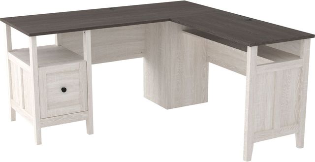 Signature Design by Ashley® Dorrinson 2-Piece Two-Tone Office Desk-0