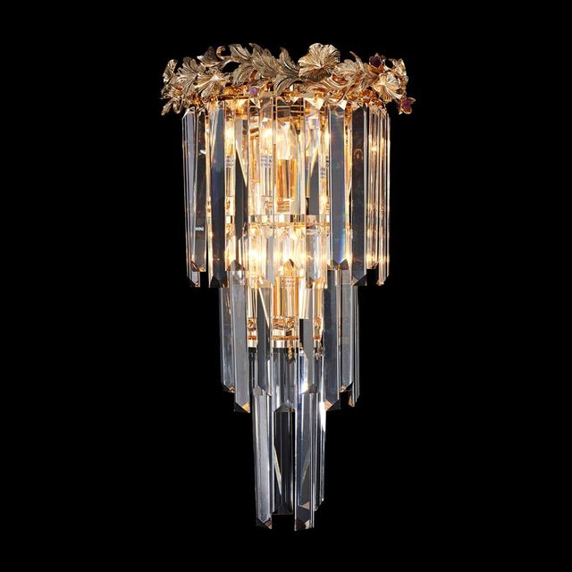 Michael Amini® Marquise Gold 5-Light Wall Sconce-1