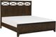 Homelegance® Griggs Dark Brown Queen Panel Bed-0