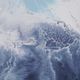 Olliix by Madison Park Blue Set of 2 Blue Lagoon 2 Gel Coat Framed Canvas Pieces-5