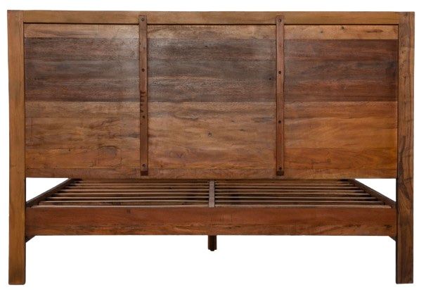 Home Trends & Design Rio Black/Brown/Green/White Queen Panel Bed-3