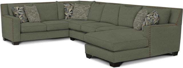 Creek Side Customs Customizable Del Mar Luckenbach 3-Piece Sectional with Nailhead Trim-4