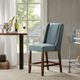Olliix by Madison Park Blue Brody Wing Counter Stool-4