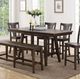 Winners Only® Daphne Deep Gray Tall Dining Bench-2