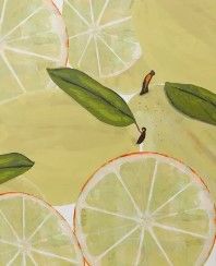 Stylecraft Green/White/Yellow Wall Art-1
