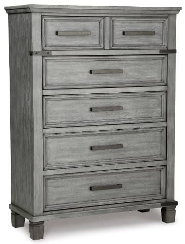 Signature Design by Ashley® Russelyn 4-Piece Gray Queen Storage Bed Set-3