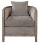 Uttermost® Viaggio Gray Accent Chair-3
