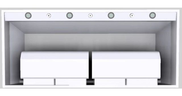 Vent-A-Hood® Designer Series 54" White Wall Mounted Range Hood-3