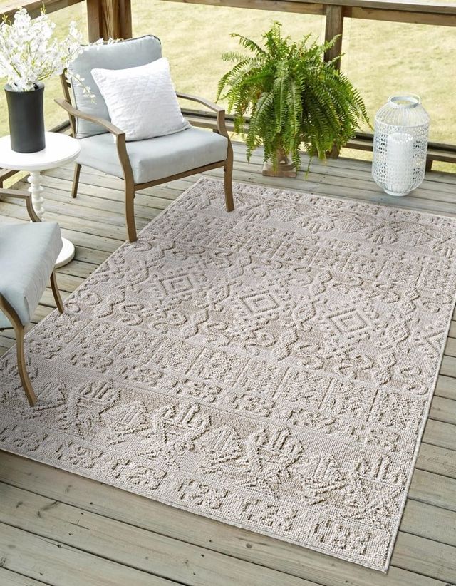 KAS Rugs Terra Natural Catalina 5'x7' Area Rug-4