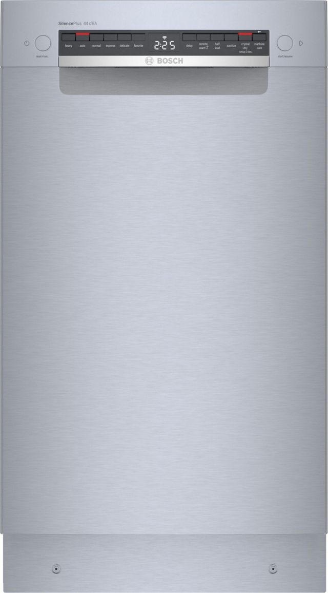 Bosch® 800 Series 18" Stainless Steel Front Control Built In Dishwasher