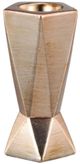 A & B Home Zia Glow Gold Short Candle Holder-0