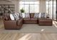 Franklin™ Asheville 4-Piece Duvall Vintage Brown Sectional-1