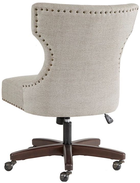 Olliix by Madison Park Cream Erika Office Chair-3