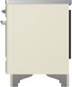 Ilve® Majestic III 40" Antique White Pro Style Induction Range with Solid Door and Chrome Trim-4