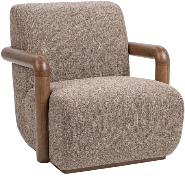 Classic Home Welson Warm Mocha Swivel Accent Chair-0