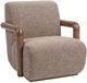 Classic Home Welson Warm Mocha Swivel Accent Chair-0