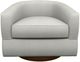 Best® Home Furnishings Customizable Ennely Swivel Barrel Chair with Dark Walnut Legs-1