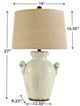 Signature Design by Ashley® Emelda Cream Table Lamp-1