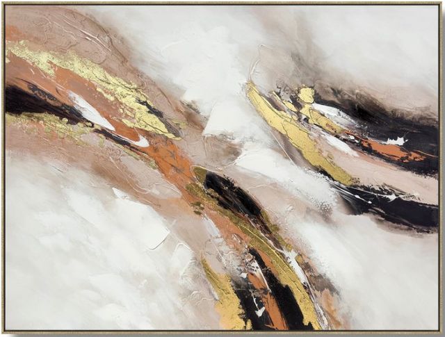 Classy Living Captivating Luxe Aurora Abstract Wall Art-0