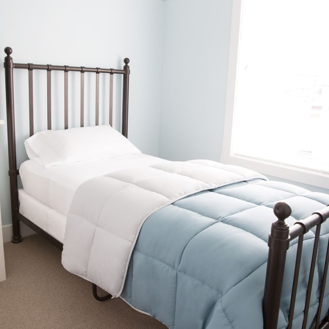 Malouf® Woven Reversible Ash King Bed in a Bag-4