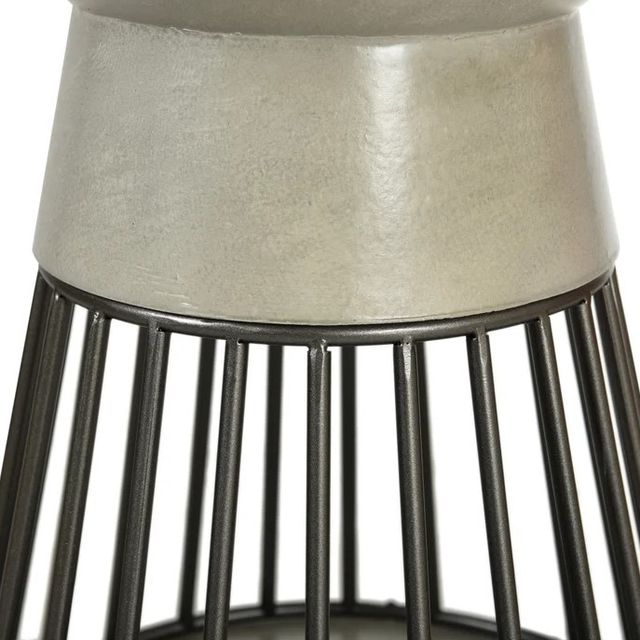 Stylecraft Norman Wyatt Home Cement Gray Table-4